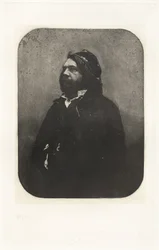 Planche VIII - Portrait de Théophile Gautier, d
