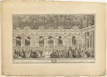 Decorazione per un ballo in maschera dato dal Re