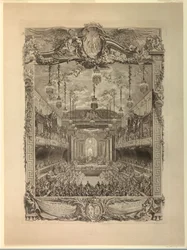 Decorazione della sala dello spettacolo