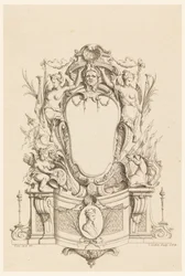 Progetto per cartiglio da "Cartouches Nouvellement Inventez"