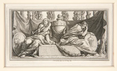 Vignetta funebre per Mme. de France, Duchessa di Parma
