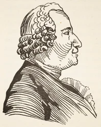 Diderot, copia di Boris Mestchersky (d.1957), illustrazione da 