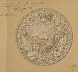 Progetto per la medaglia per commemorare la Carta del 1830