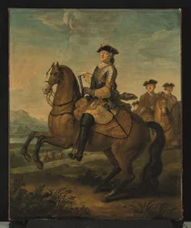 Ritratto equestre di Luigi XV