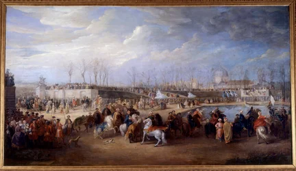 Ricevimento di Mehemet Effendi ambasciatore turco al grande Sultano Achmet da parte del Re Luigi XV il 21 marzo 1721 alle Tuileries