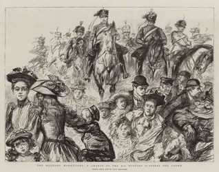 Le manovre militari, una carica dell