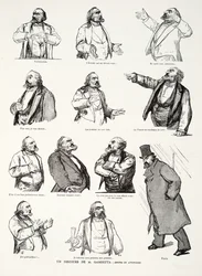 Un discorso di M. Gambetta: Gesti e atteggiamenti, da Storia della Terza Repubblica, Vol. I, Storia Politica, pub.1933