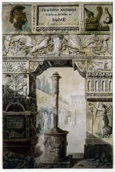 Frammenti Antichi da Roma Antica, design per una pagina del titolo da 