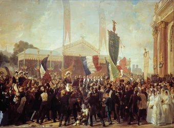 Ingresso trionfale del Principe Presidente Luigi Napoleone Bonaparte a Parigi il 17 ottobre