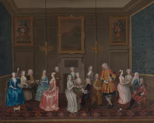 Festa del tè a casa di Lord Harrington, St. James