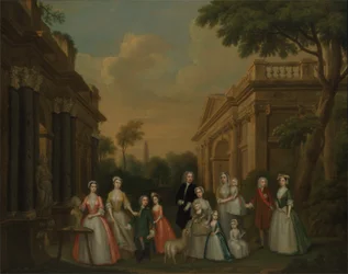 La famiglia Finch, c.1732
