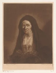 Ritratto di una vecchia sconosciuta