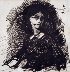 Ritratto di Jeanne Duval, metà XIX secolo