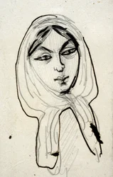Ritratto di Jeanne Duval, metà del XIX secolo