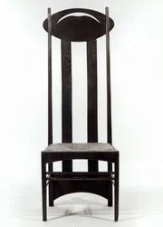 Sedia con schienale alto, ca. 1897