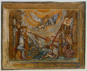 Progetto per il sipario di una commedia