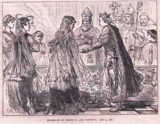 Matrimonio di Enrico I e Matilde AD 1102