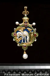 Pendente: Pegaso che beve dalla fontana di Ippocrene