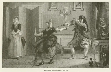 Monsieur Jourdain e Nicole