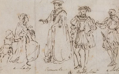 Studio dei costumi del XVI secolo