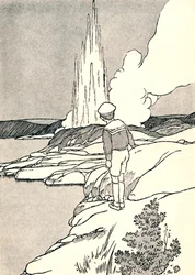 Un geyser, 1912
