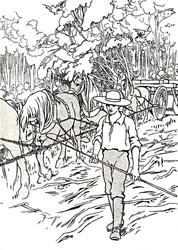 Un colono che sgombera la sua terra, 1912