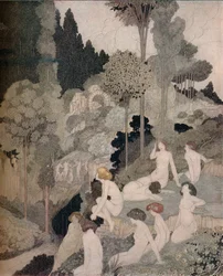 Un interludio autunnale, c1910