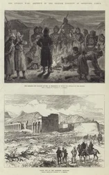 La guerra afgana, difesa della posizione britannica a Sherpore, Kabul