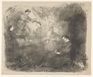 Scena dal dramma Cenerentola