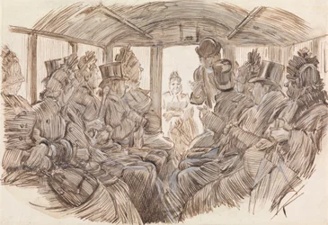 Interno di un autobus
