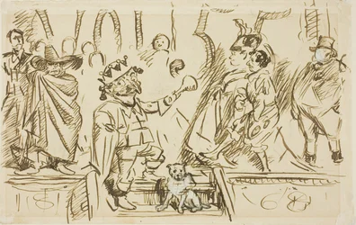 Studio per la pagina del titolo, da Punch, Volume 55