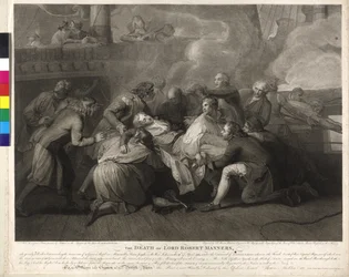 Lord Robert Manners (1758-1782) La morte di Lord Robert Manners