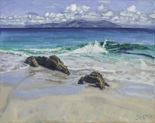 Breaking Wave, 2016 (olio su tela)