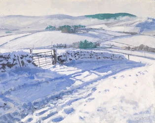 Neve: Nebbia sulle colline, 2016 (olio su tela)