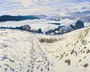 Track down the Hill, 2015 (olio su tela)