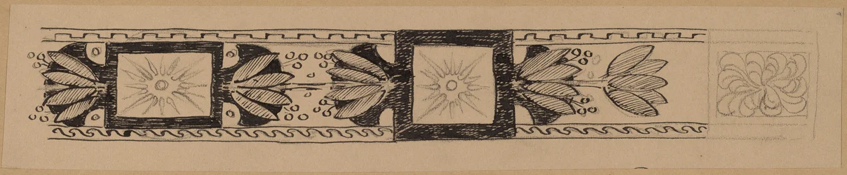 Studio per un disegno di bordo