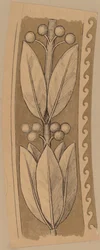 Studio per un disegno di bordo
