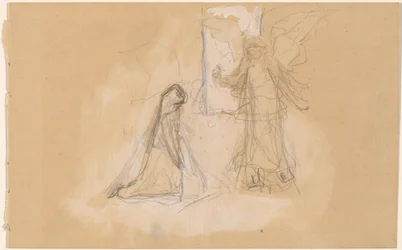 Studio di una figura da dietro [recto]