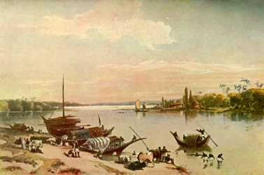 Barrackpur - Sul Gange vicino a Calcutta, 1840, 1901