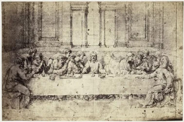 Fotoreproduzione di un disegno di Raffaello, l