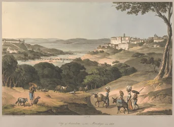 N. 3  La città di Coimbra sul Mondego nel 1810
