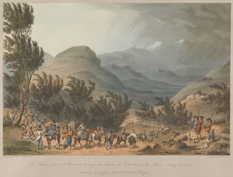 N. 8 La marcia della 3ª Divisione attraverso la Sierra de Estiella o de Neve, 16 maggio 1811