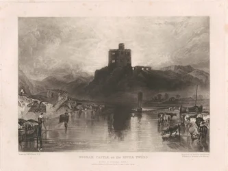 Il castello di Norham, sul fiume Tweed