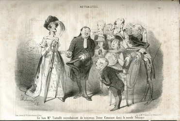 Illustrazione di Charles Vernier in Le Charivari