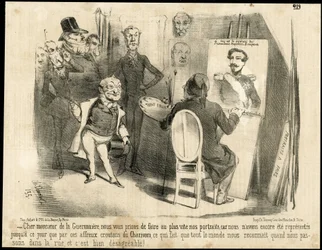 Illustrazione di Charles Vernier (? -1887) in Le Charivari