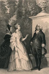 Regina Maria Antonietta e Mirabeau, c1832