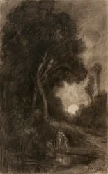 Bagnanti al chiaro di luna