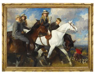 Con lo York e Ainsty - I bambini di Mr Edward Lycett Green, M.F.H.