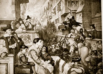 Le bande di treno lasciano Londra, illustrazione da 