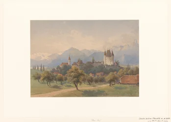 Veduta di Thun, Svizzera